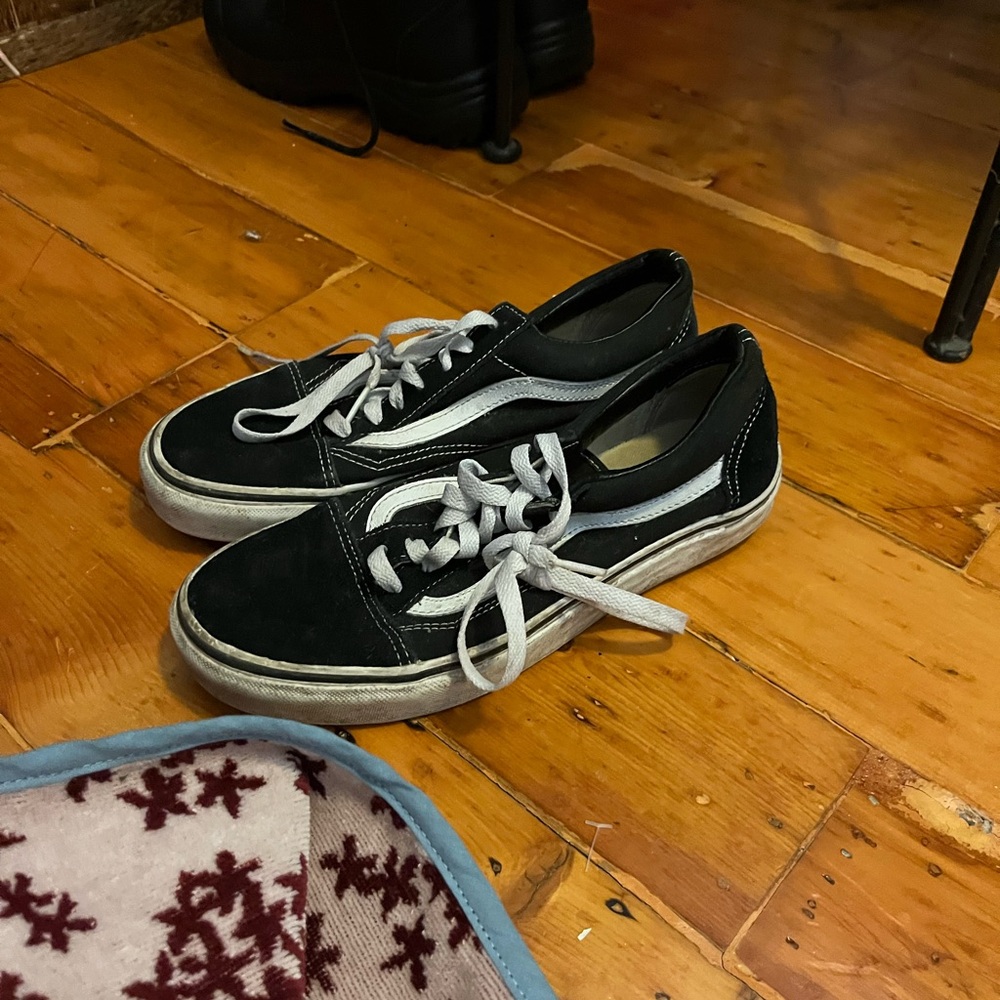 Vans Black and White Women's Sneakers